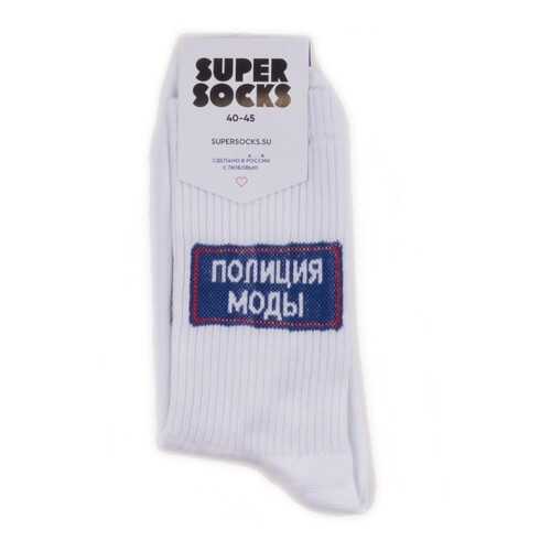 Носки унисекс Super Socks Polizia Modi белые 36-40 в Милавица