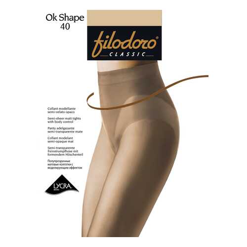 Колготки Filodoro Classic OK SHAPE 40/Playa/2 (S) в Милавица